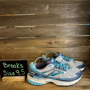 Womens Brooks Adreanaline GTS 13 Gray Athletic Running Shoes Sneakers Size 9.5 D